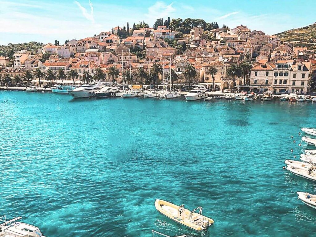 Beautiful Hvar in Croatia - one of the best honeymoon destinations in Europe